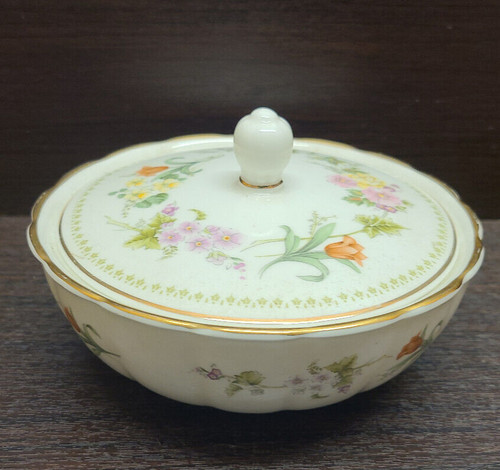 Wedgewood trinket bowl lidded - wedgewood,
