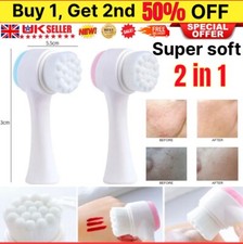 Manual Face Wash Brush Double