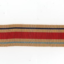 Medal Ribbon 2nd. World War Africa Star. Full Size. Sold in 6" Lengths