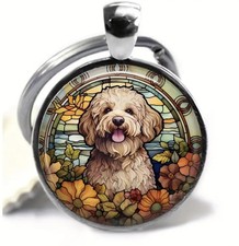 Havanese Dog keyring, Stocking