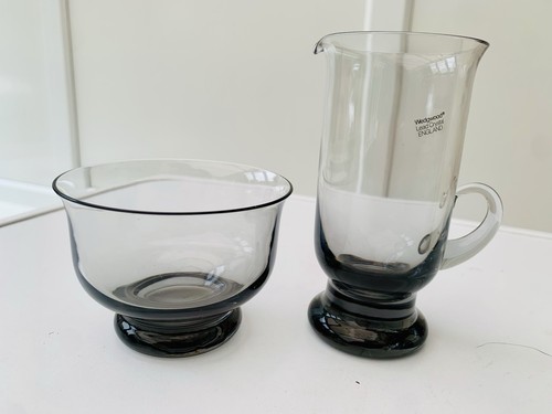 Vintage wedgwood crystal - vintage, cream