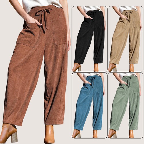 Womens high waist pants casual - womens,