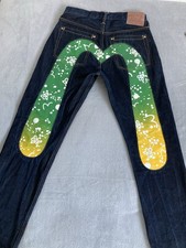 Evisu Blue Jeans Gradient