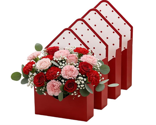 Pack red envelope flower - 10,