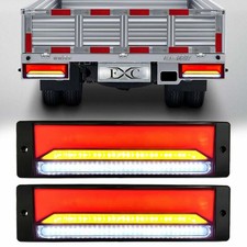 12" LED Waterproof Tail Lights Kit RV Camper Trailer Truck Rear Turn Signal 12V
