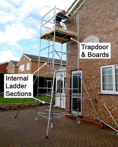 Internal ladder trap door kit - ladder,
