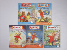 5 x Rupert Adventure Series Nos. 25-29. Paperbacks c.1955/6. Good Condition.