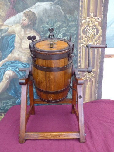Butter churn stand - churn,