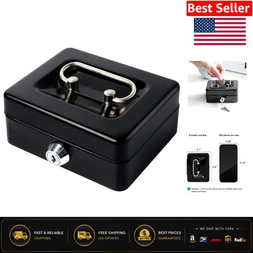 Small cash box with - cash, top