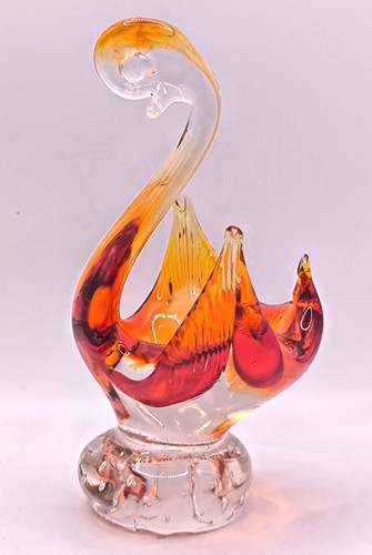 Vintage murano style amberina - murano,