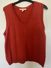 Sea Salt Knitted Tank Vest Top Size 14 New