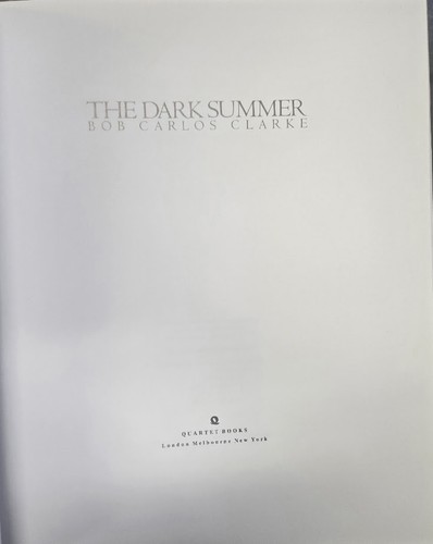 The dark summer - the,