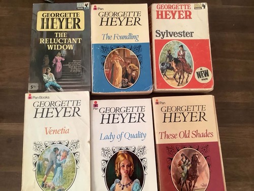 Georgette heyer paperbacks - 6,