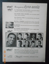 1963 Rogers Drum AD Buddy Rich