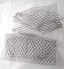 2 x Black veiling 12 x 22ins