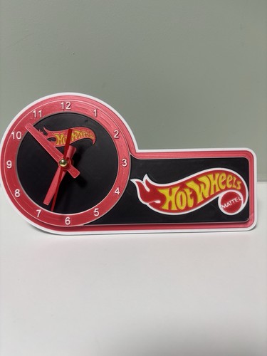 Hot wheels clock desk - wheels,