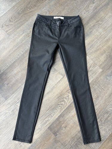 Next black waxed skinny - waxed,