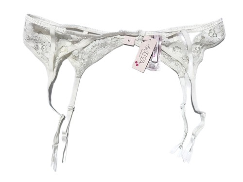 Senza white glittery lace - la,