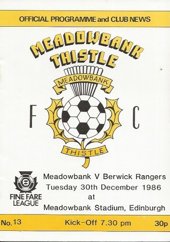 Meadowbank thistle - thistle, (promoted)