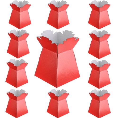 Red florist bouquet box - -,