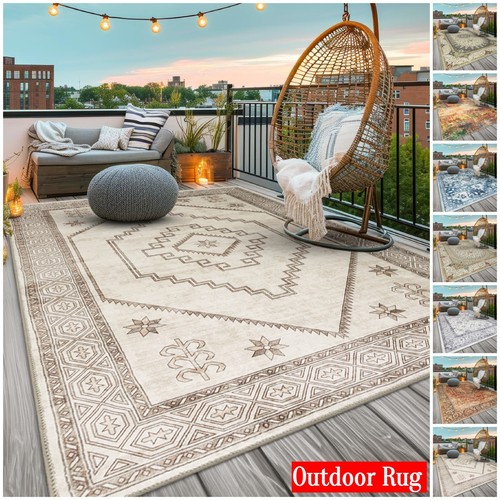 Outdoor rug garden geometric - garden,