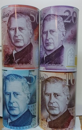 Extra large money box tin - tin, £5