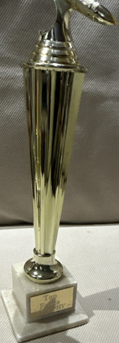 Fishing trophy gold topper - gold,