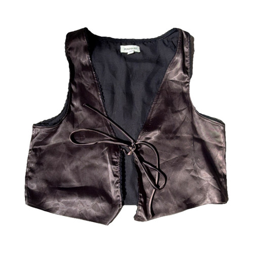 Peaofblrd brown satin - peaofblrd, tie