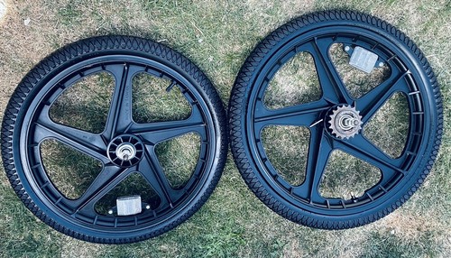 Vintage pair black mag bmx - black,