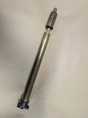 Vintage brass bicycle pump - brass,