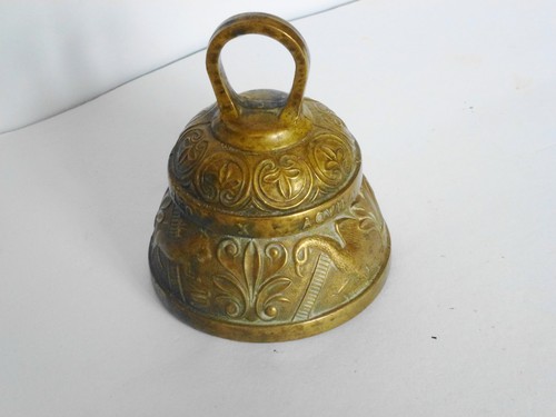 Vintage brass sanctuary bell - vintage,