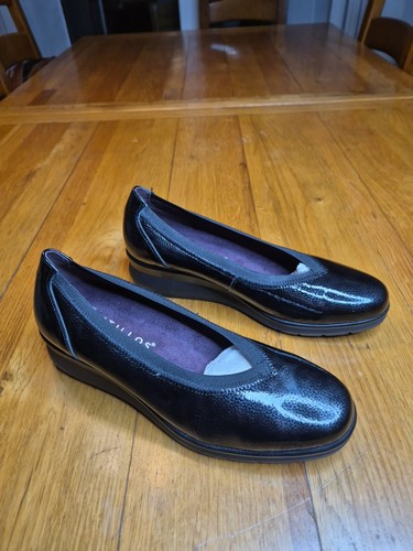 Pitillos black leather patent - black,