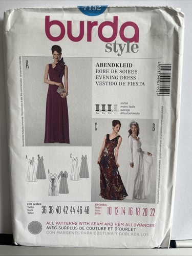 Burda evening dress - burda,