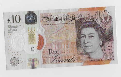 Cleland ten pound note - £10,