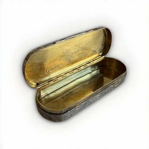Solid silver snuff - solid,