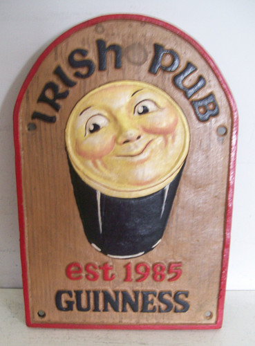 Cast iron guinness - irish, pub