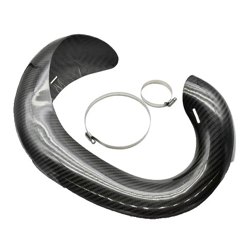 Ktm carbon fiber exhaust - carbon, guard