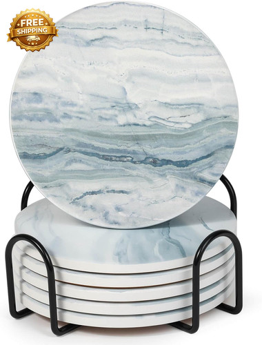 Drink coasters with holder for - drink,