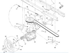 Murray mower 125 wheel - murray, 125/96