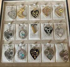 Handmade Necklaces, Pendants, Steampunk, Abalone Shell Unusual Gifts