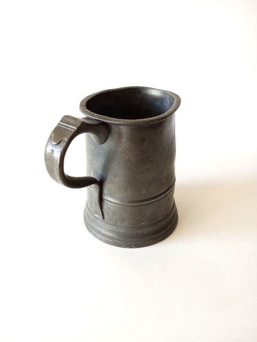Antique pewter quart measure - antique,