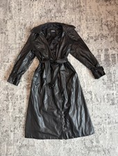 Zara leather trench coat