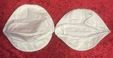 Bowstone White Hats x2, One Size 100% Cotton. SW175