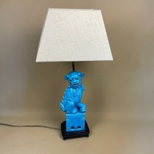 Vintage oriental ceramic lamp - oriental,