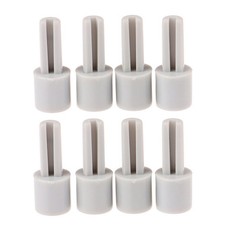 8 Pieces Potentiometer Extension Knobs Grey Mixer Lengthening Shaft Plastic