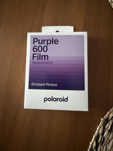 Polaroid 600 purple - 600, reclaimed