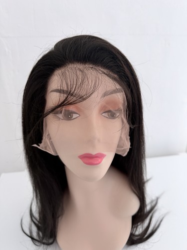 Long straight black - straight, full
