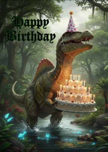 Jurassic dinosaur birthday - jurassic,