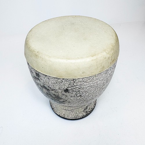 Hand made ceramic drum - hand,