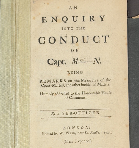 1745 royal navy - court, martial